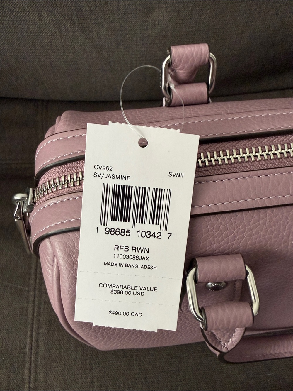 Coach Rowan Satchel Bag in Jasmine - Picture 2 of 12